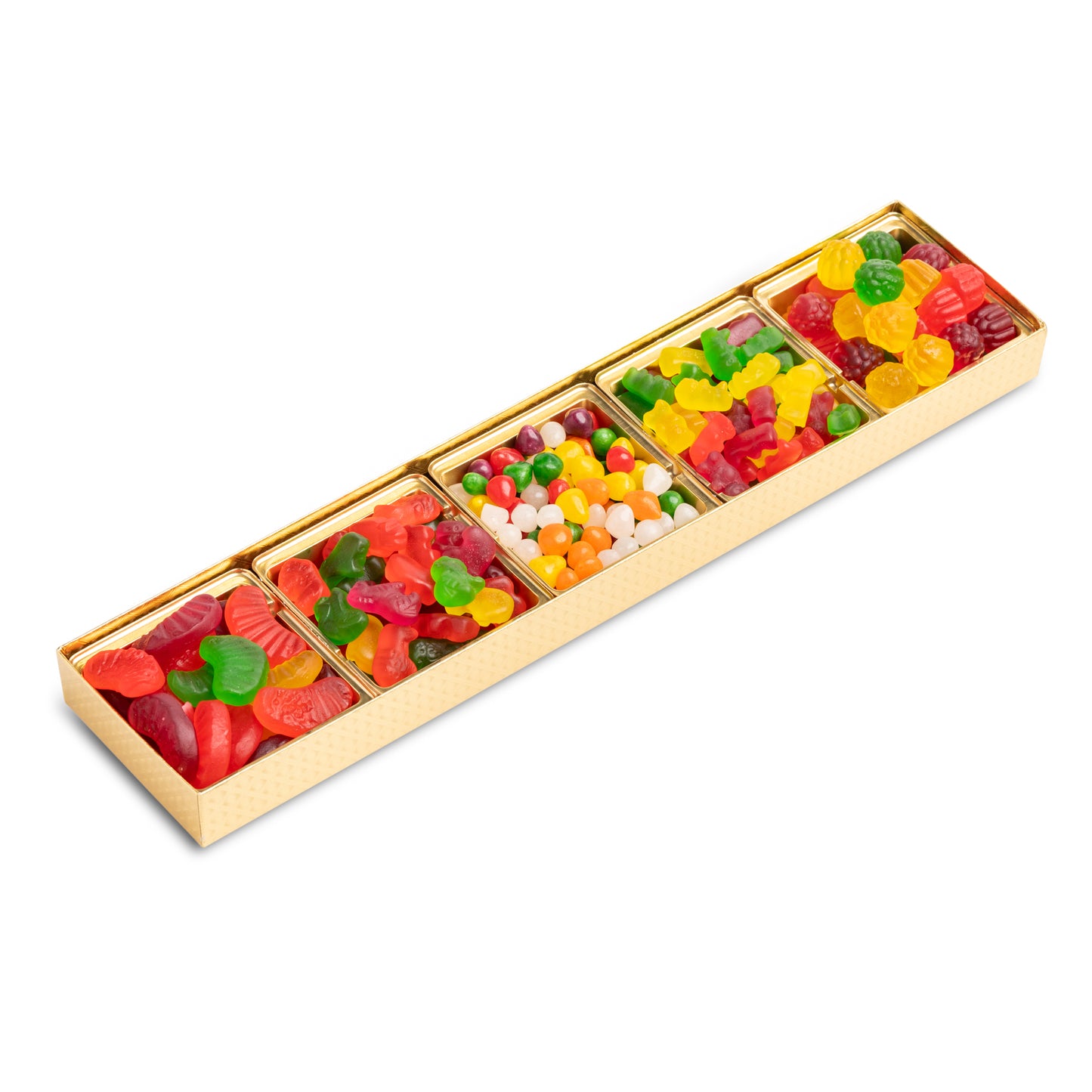 Long 5 Section Tray, Pesach Candy