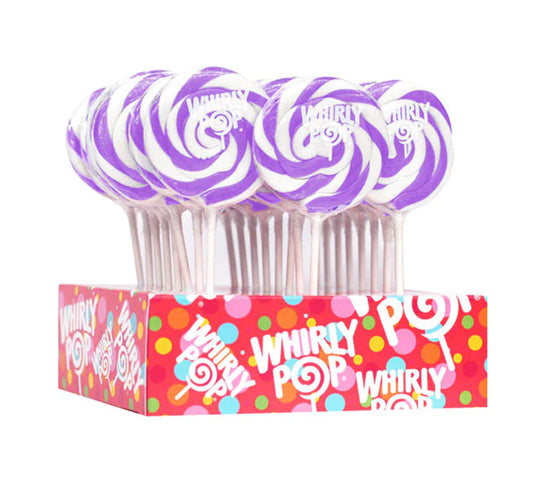 Purple Whirly Pop Lollipop, 1.5 oz (3 inch)