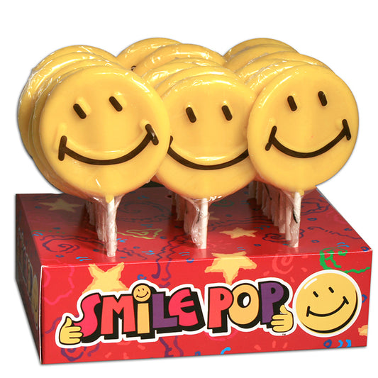 Smiley Face Lollipop, 1.5 oz (3 inch)