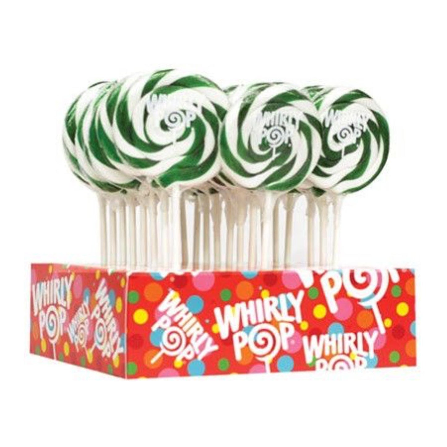 Dark Green Whirly Pop Lollipop, 1.5 oz (3 inch)