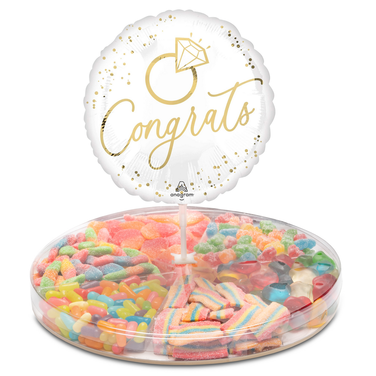 Large Platter with Congrats Balloon (Engagement)