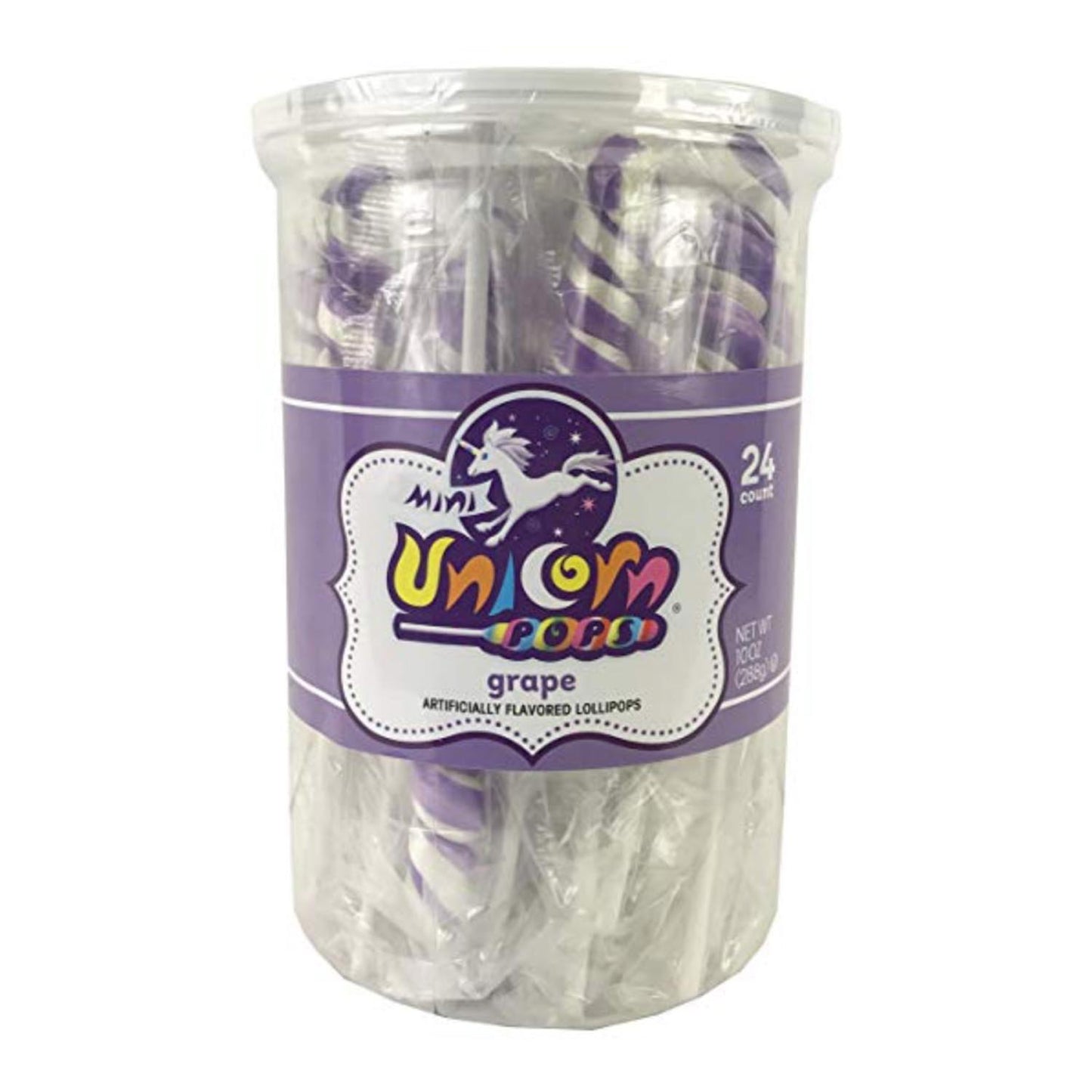 Purple Mini Unicorn Lollipop, Single Lollipop