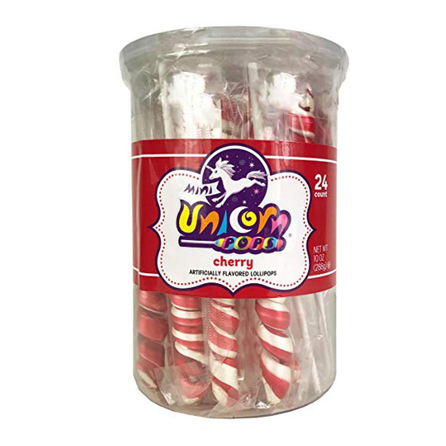 Red Mini Unicorn Lollipop, Single Lollipop