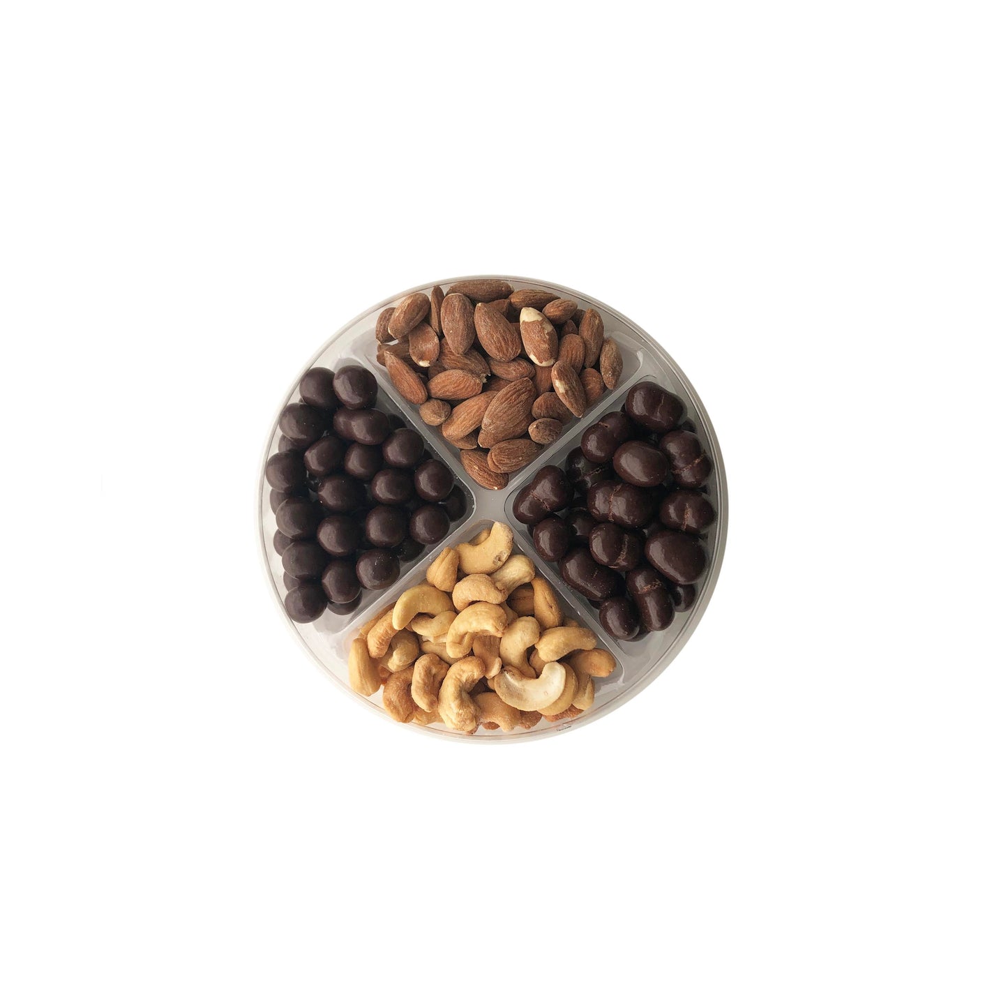 Chocolate and Nuts Platter, 4 Section