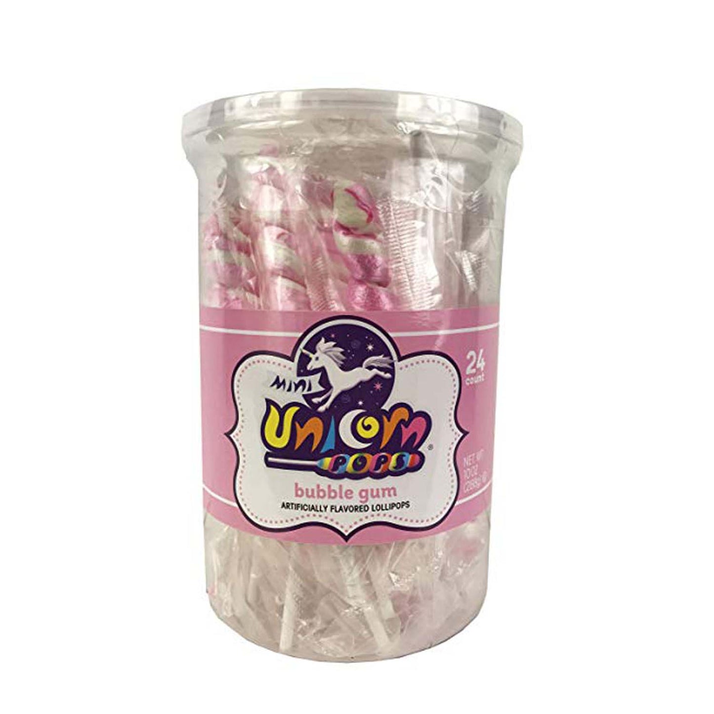 Light Pink Mini Unicorn Lollipop, Single Lollipop